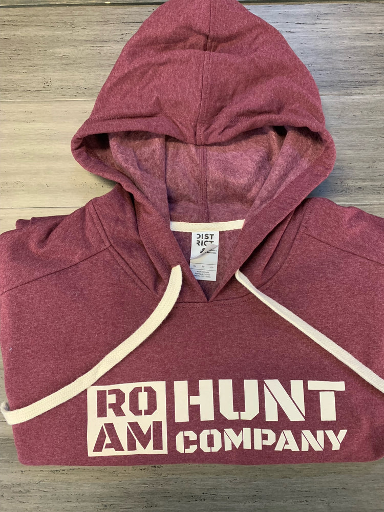 Roam Hunt Hooded Sweatshirt- Maroon