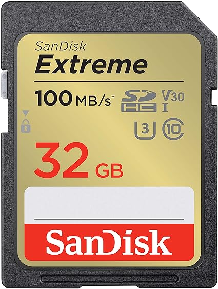 SanDisk Extreme 32GB U3 Class 10 SD Card