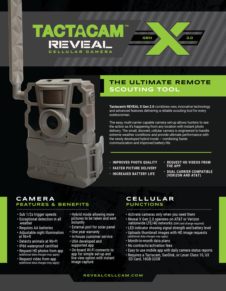 Tactacam Reveal X Gen 2.0